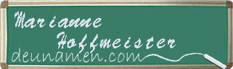 Marianne Hoffmeister Visitenkarte